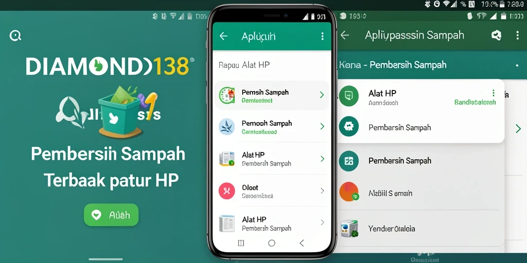 Tampilan antarmuka aplikasi DIAMOND138 yang sederhana dan efisien.