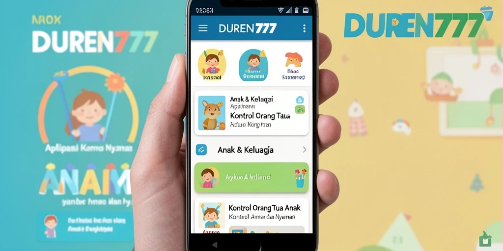 Tampilan antarmuka DUREN777 untuk kontrol orang tua yang intuitif.