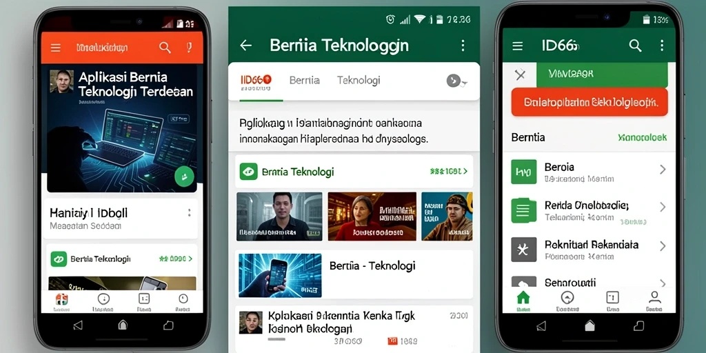 Antarmuka ID66 yang modern dan fungsional.