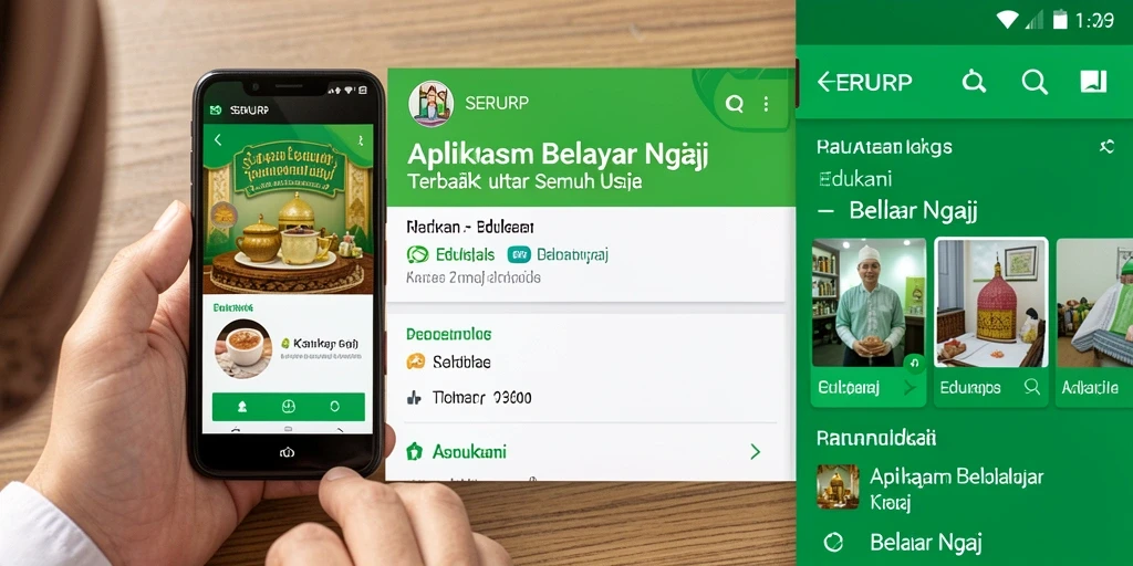 Antarmuka pengguna SERURP yang ramah dan menarik.